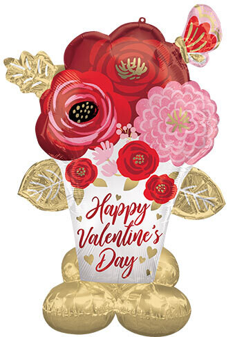 Happy Valentine's Day Flowers AirLoonz