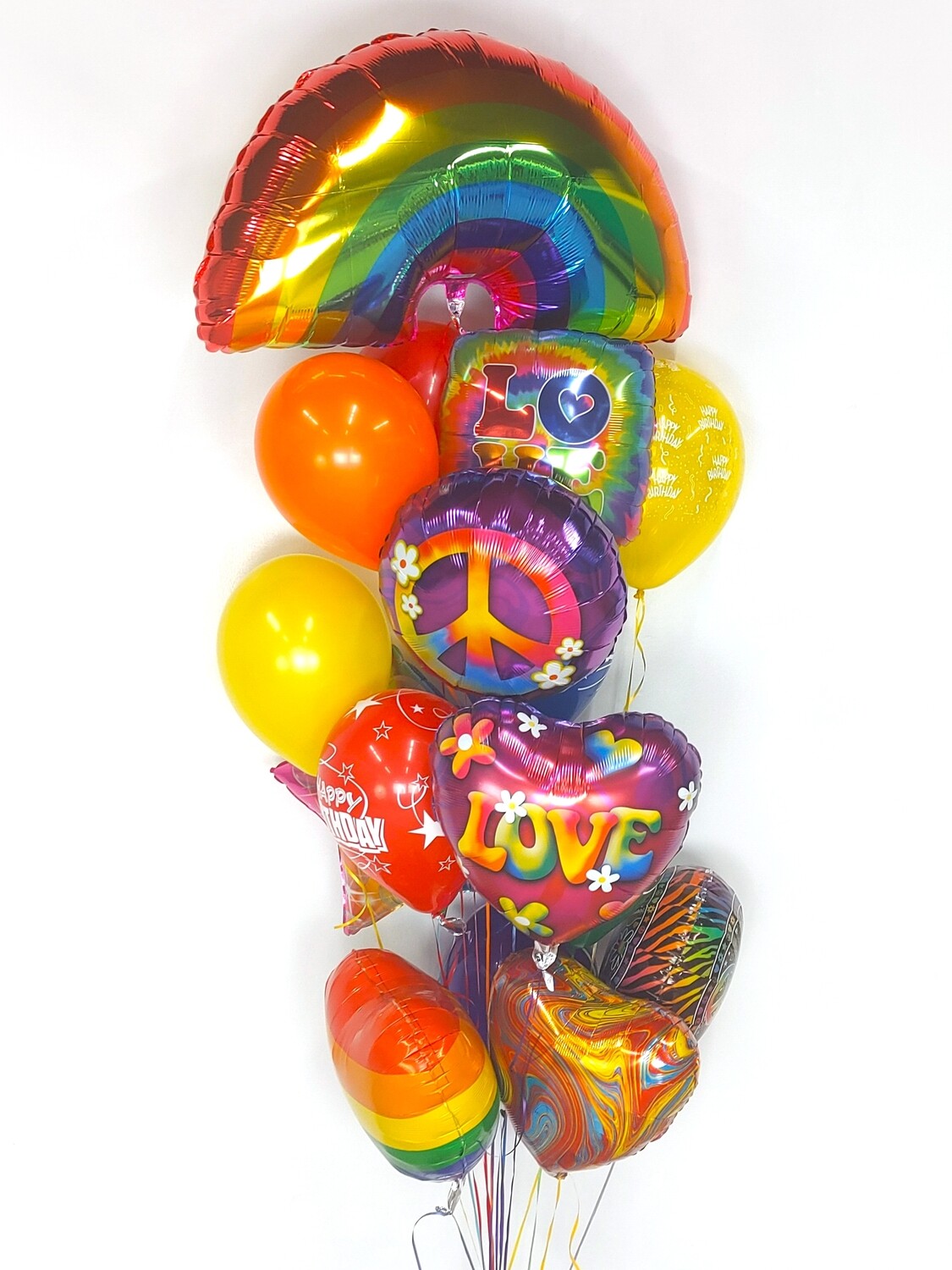 Peace Love and Balloons Designer Bouquet