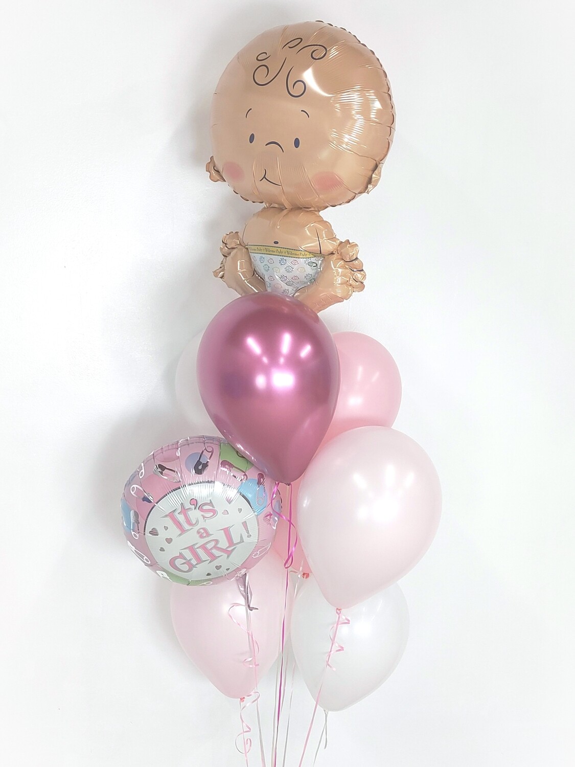 Welcome Baby Girl Designer Bouquet Welcome Baby Girl Designer Bouquet