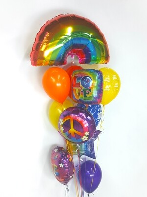 Peace Love and Balloons Designer Bouquet