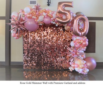 Shimmer Wall Rental - Balloon Garland Sold Separately