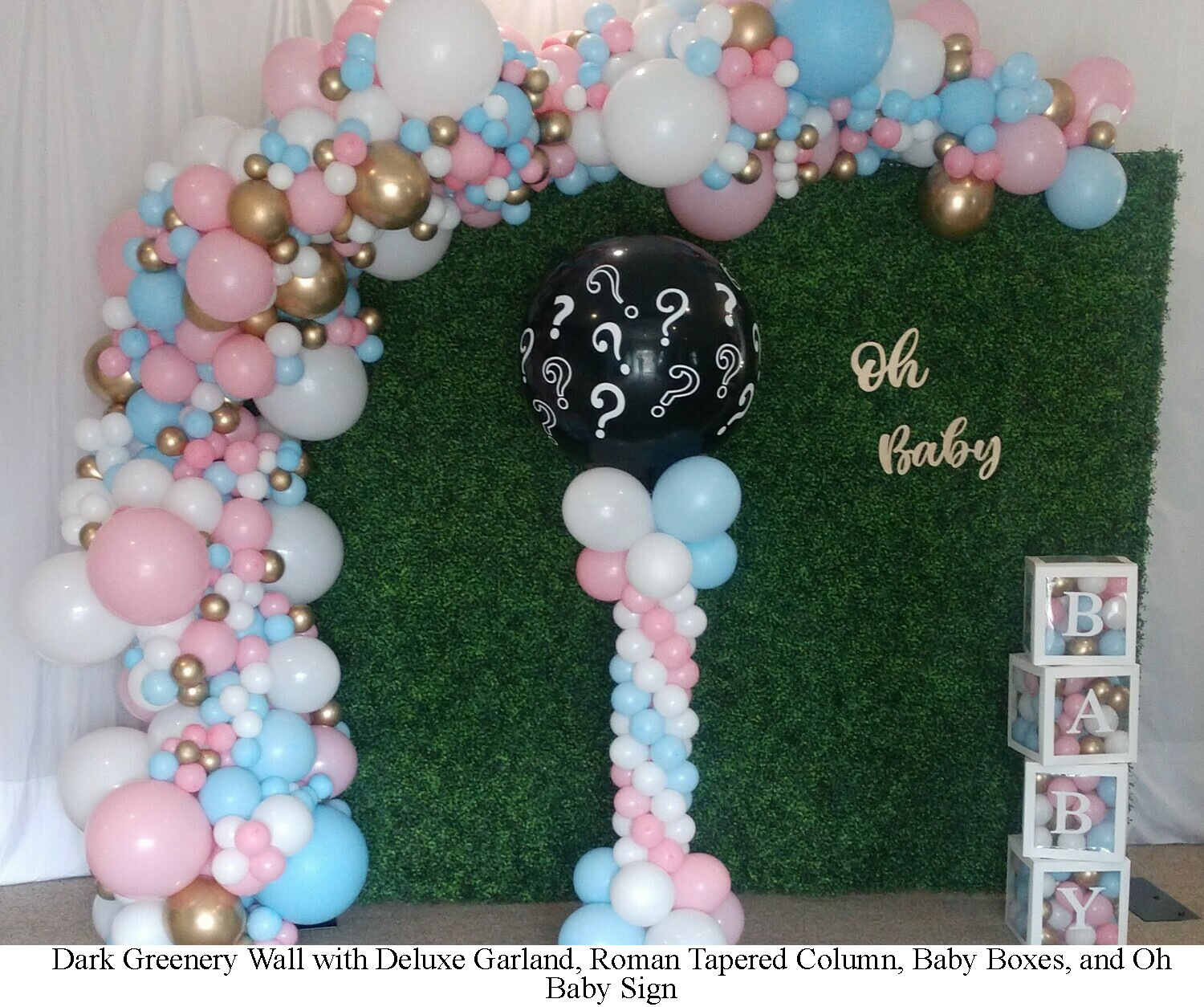 Greenery Wall Rental - Balloon Garland Sold Separately