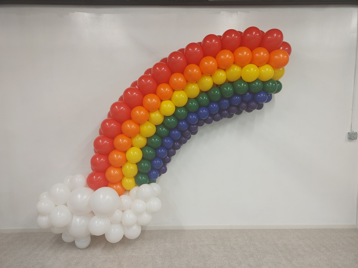 Rainbow Balloon Arch