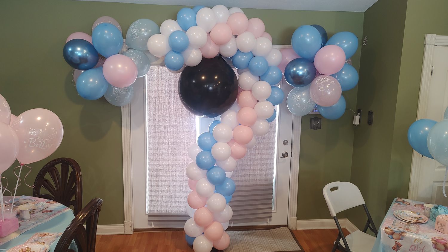 Question Mark Gender Reveal Column