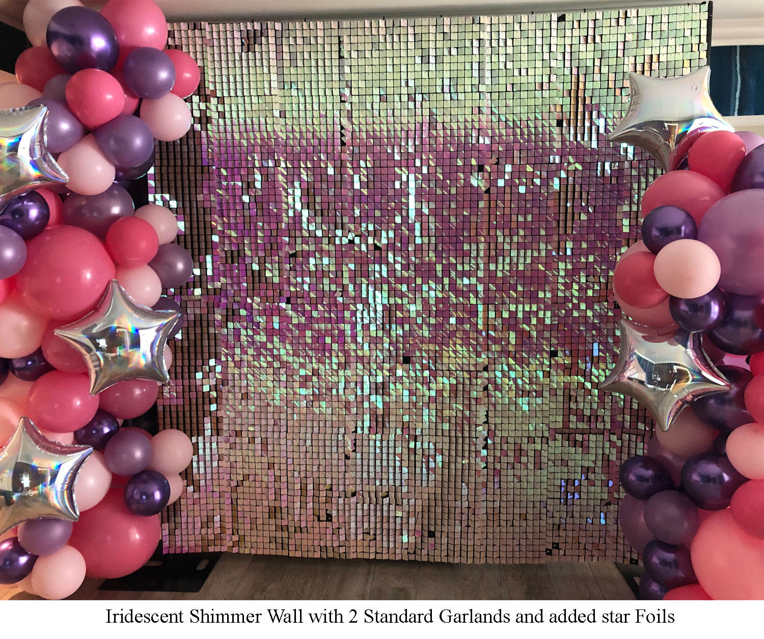 Shimmer Wall Rental - Balloon Garland Sold Separately