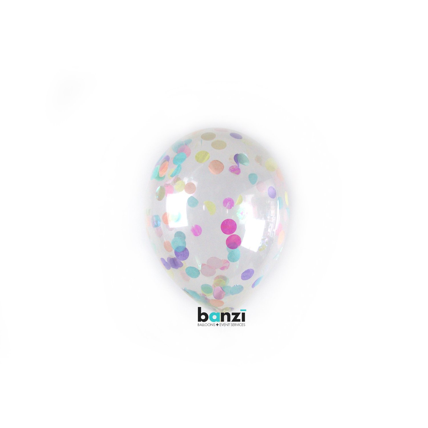 Pastel Confetti Balloon Bouquet