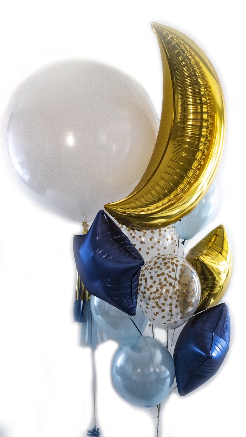 Starry Night Balloon Bouquet