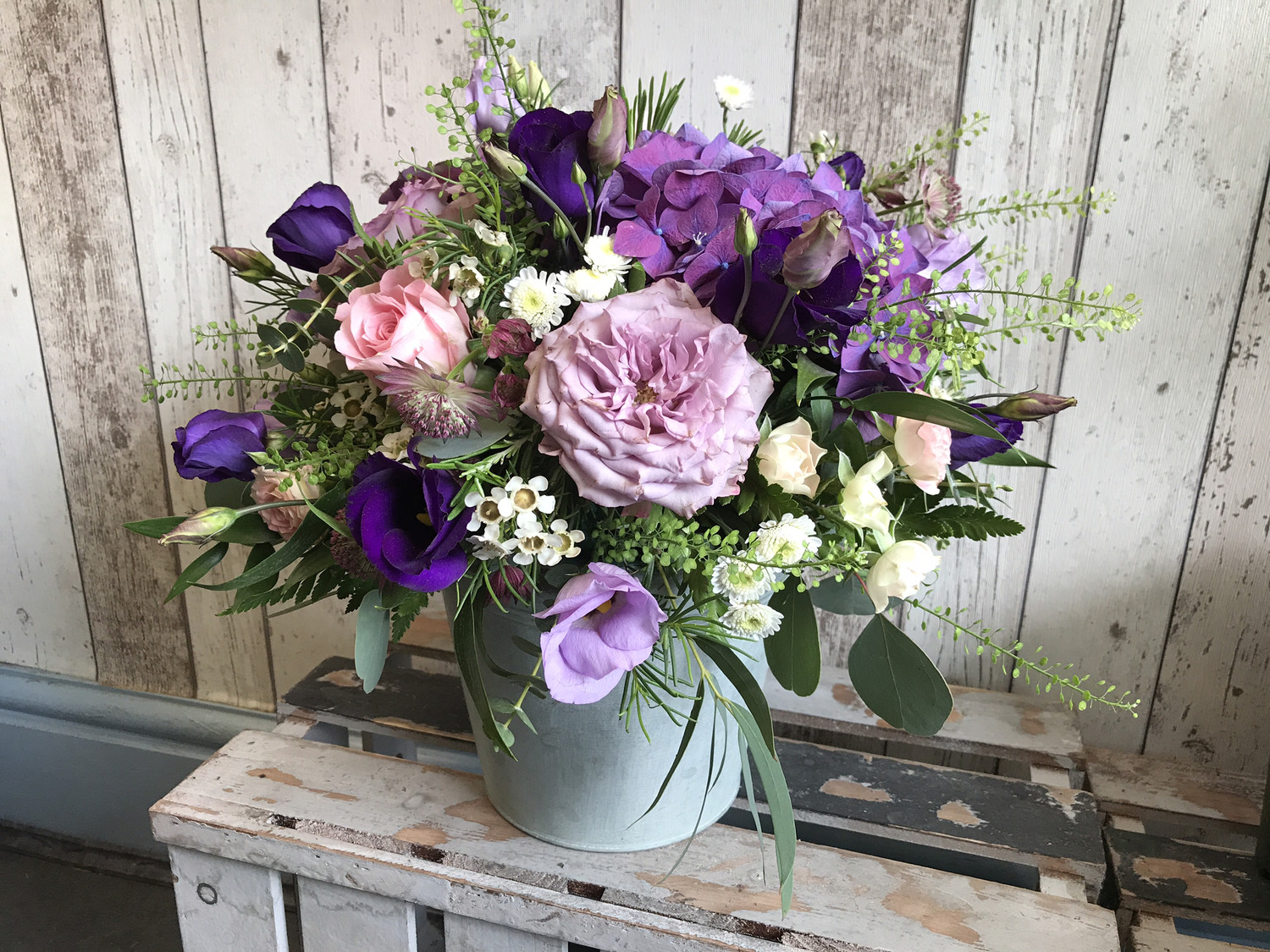 Flower Arrangement In a Container