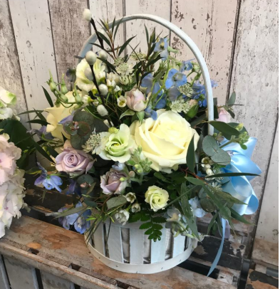 Baby Boy Celebration Basket