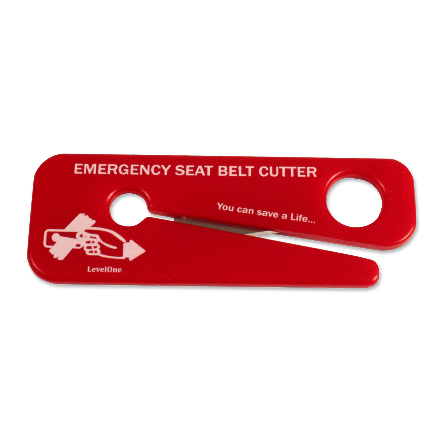Cortador de Cinturón de Seguridad Rojo Compacto, 1 Unidad