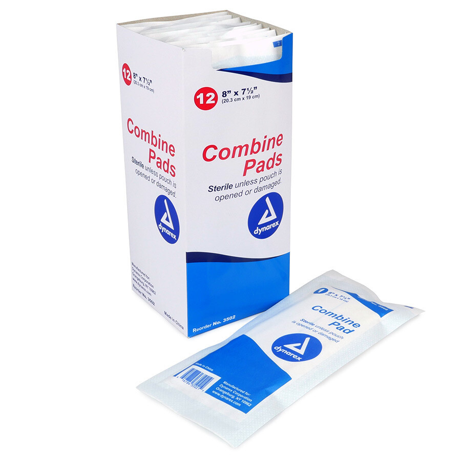 Compresas Abdominal Combinada Estéril, 8