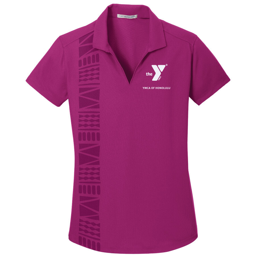 YMCA Honolulu - Ladies Dry Zone Grid Staff Polo (L572)