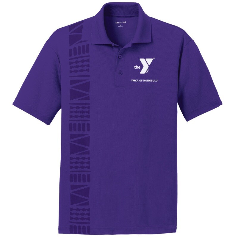 YMCA Honolulu - Mens Posicharge Staff Polo - Purple(ST640)