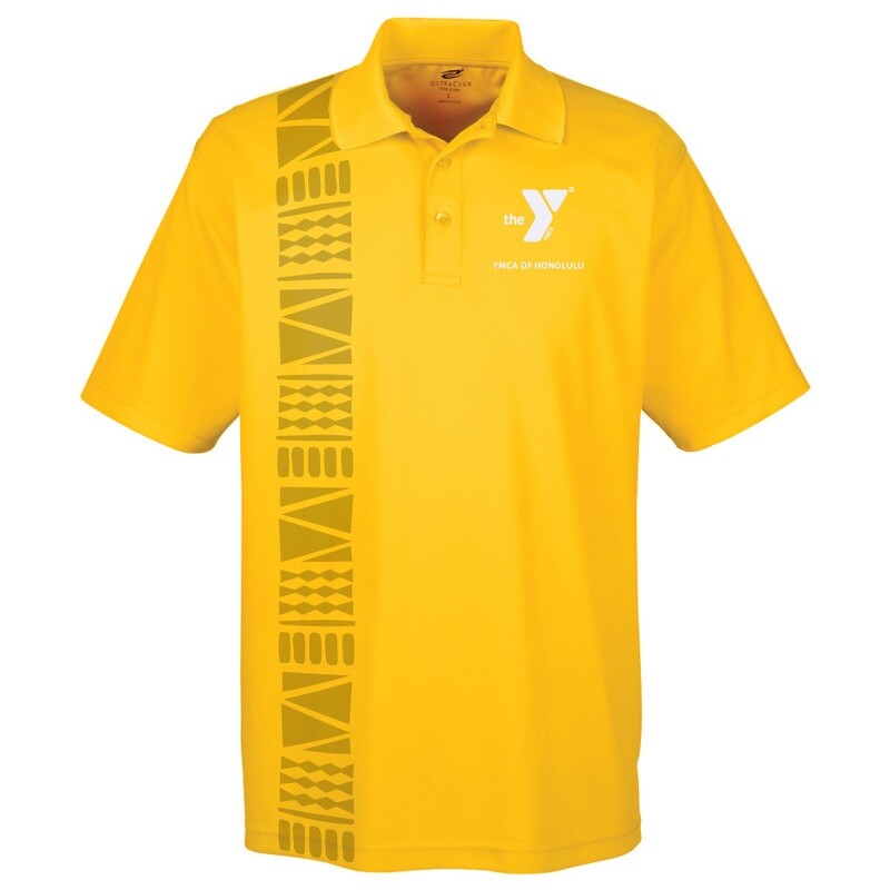 YMCA Honolulu - Mens UltraClub Polo - Gold(8210)