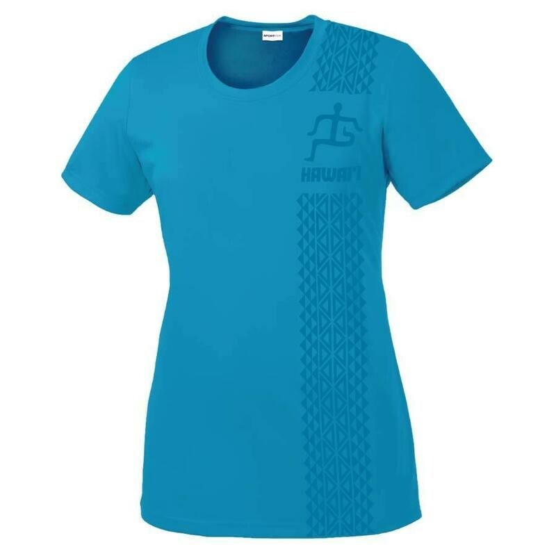 Run Paradise - Womens Tribal Pattern T-Shirt (LST350)