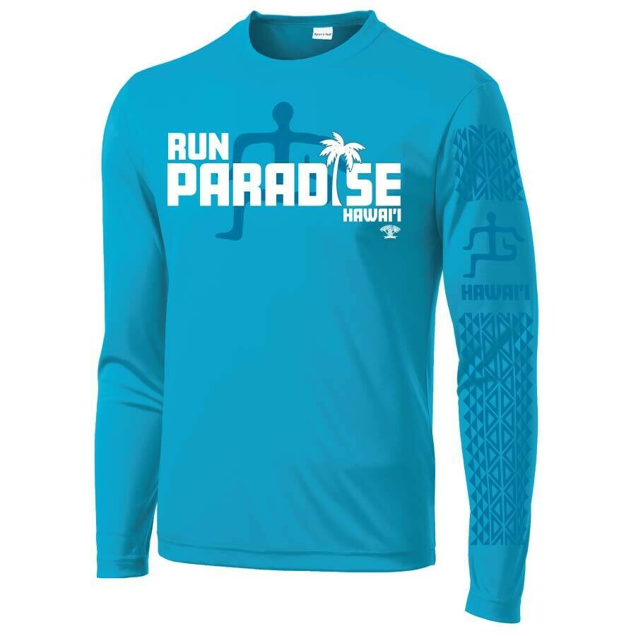 Run Paradise - Mens Tribal Pattern Long Sleeve T-Shirt (ST350LS)