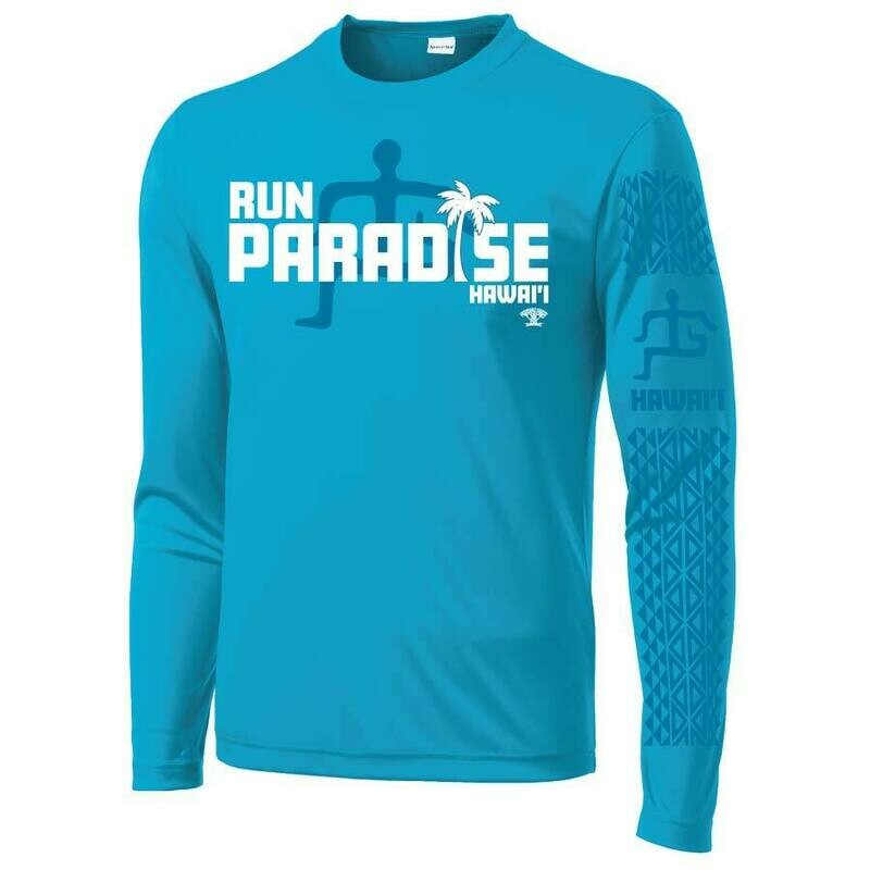 Run Paradise - Mens Tribal Pattern Long Sleeve T-Shirt (ST350LS)