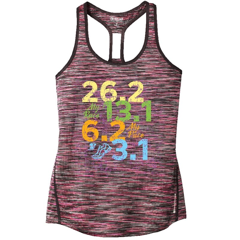 Run Paradise - Distances Womens Tank Top (LOE327)