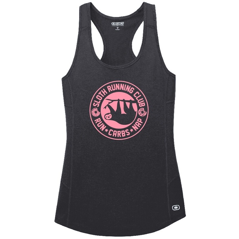 Run Paradise - Womens Sloth Running Club (Carbs) Tank Top (LOE322)