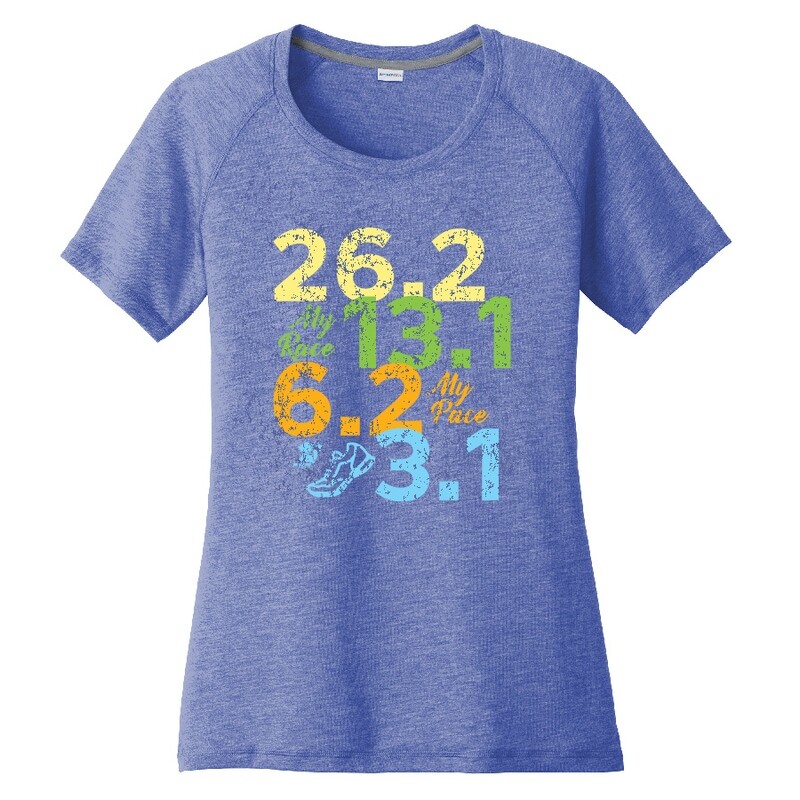 Run Paradise - Distances Womens T-Shirt (LOE320)