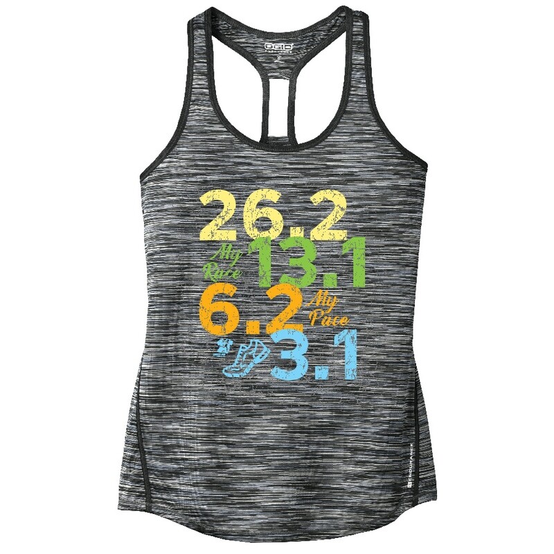 Run Paradise - Distances Womens Tank Top (LOE327)