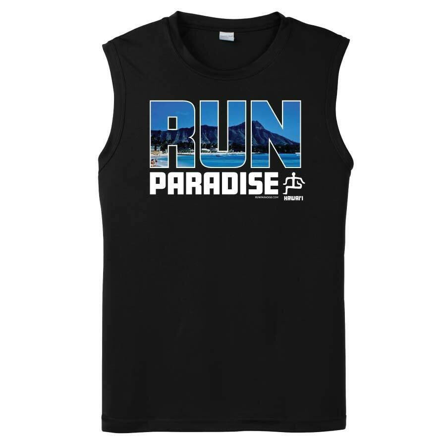 Run Paradise Mens Muscle Tank (ST380)