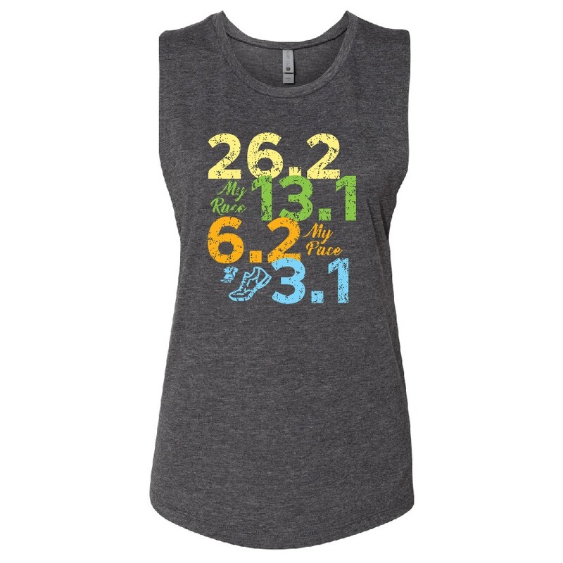 Run Paradise - Distances Womens Muscle Tank (NL5013)