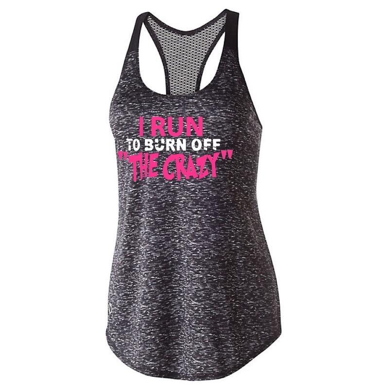 I Run To Burn Off The Crazy Womens Tank Top (222733)