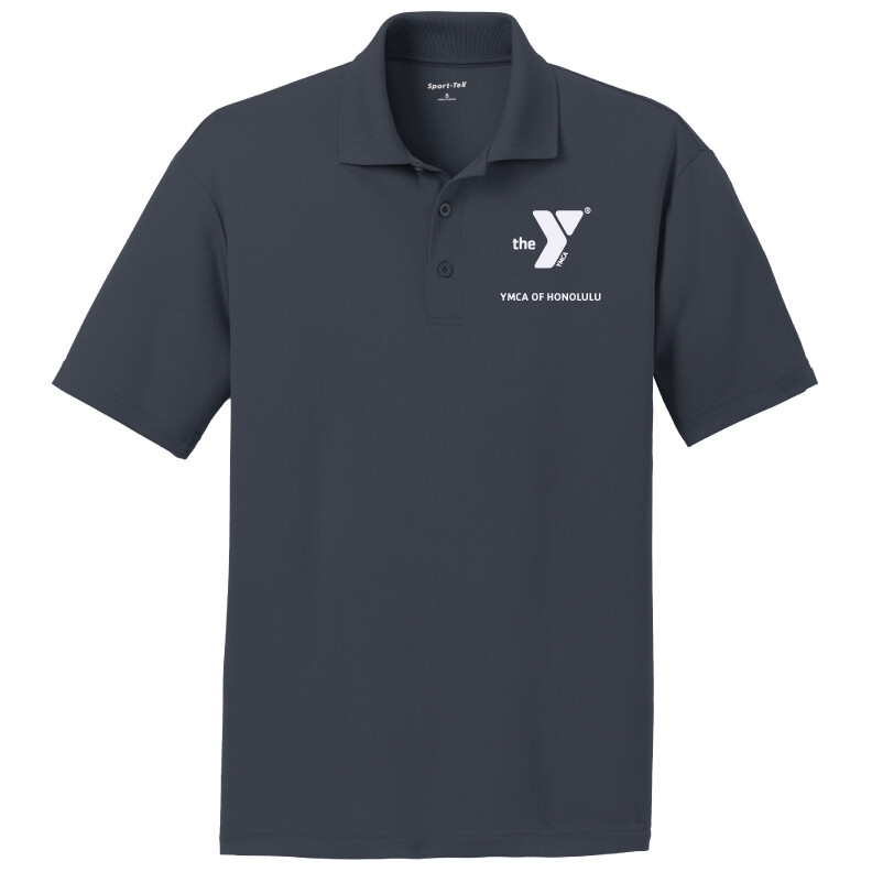 YMCA Honolulu Men's Management Polo - Graphite (ST640)