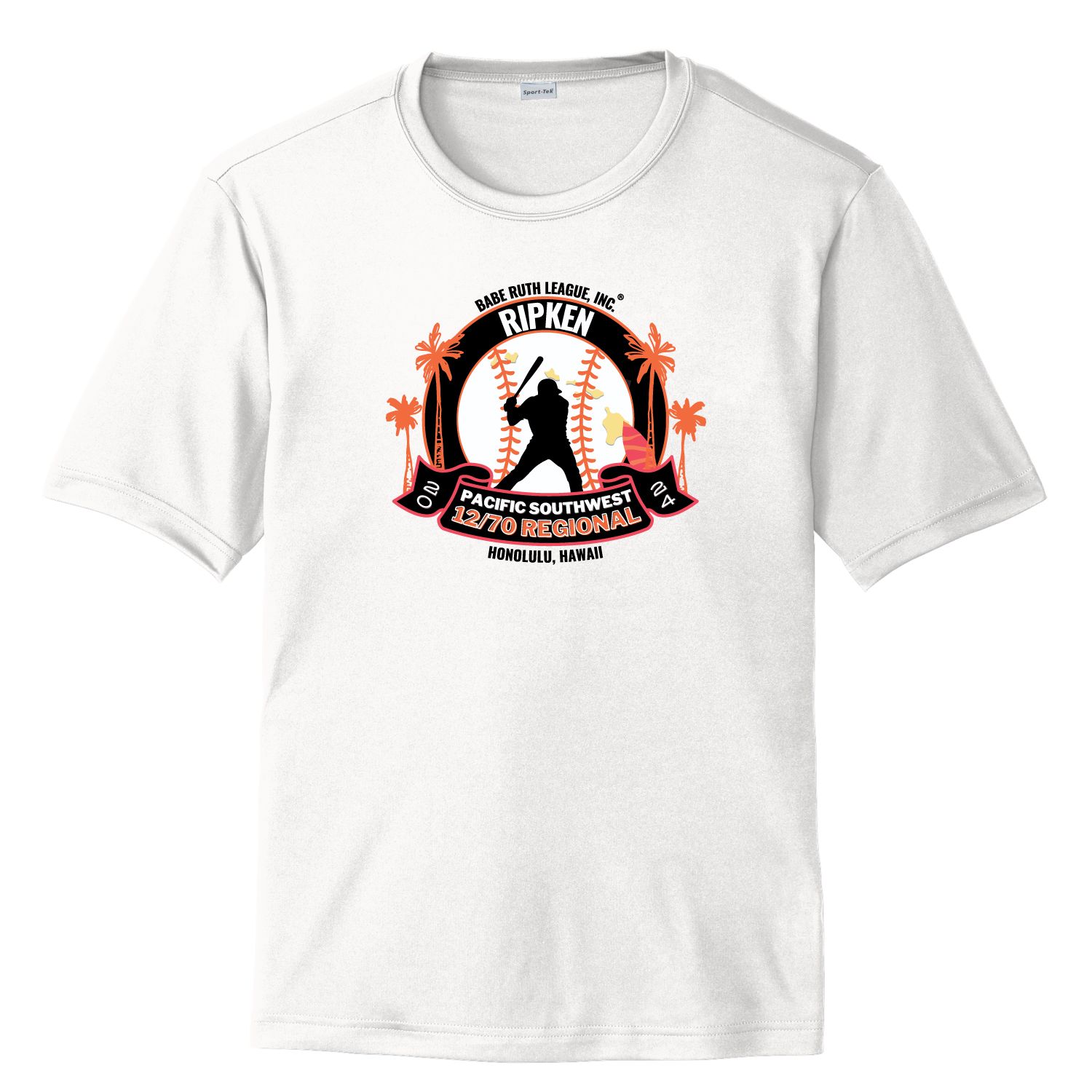 Cal Ripken 12U Regional Adult Short Sleeve Tee (ST350), Color: White
