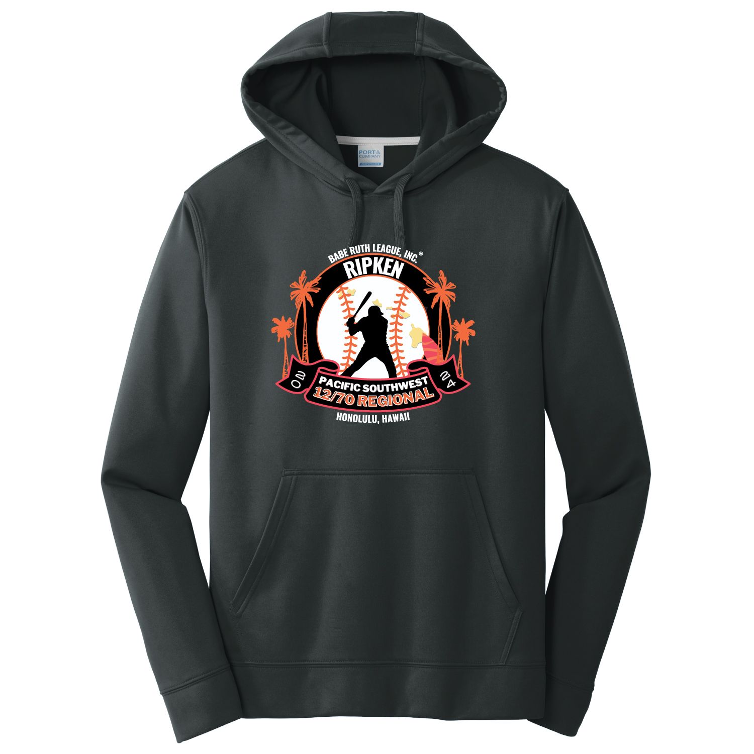 Cal Ripken 12U Regional Adult Hoodie (PC590H), Color: Black