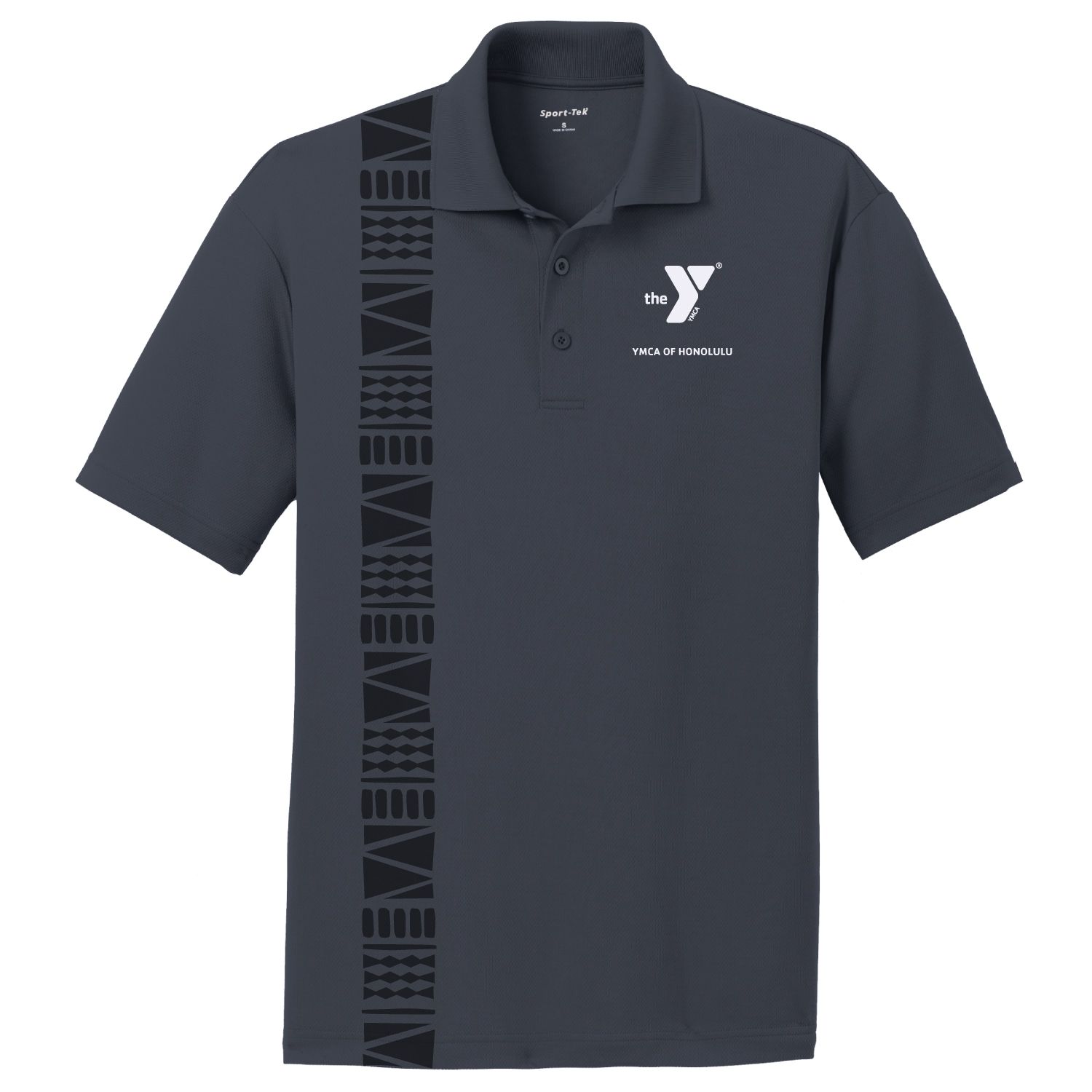YMCA Honolulu Men&#39;s Management Polo - Graphite (ST640)