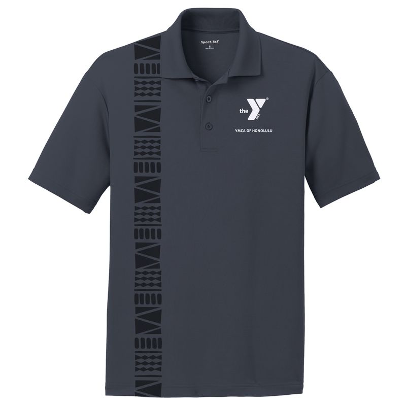 YMCA Honolulu Men&#39;s Management Polo - Graphite (ST640)