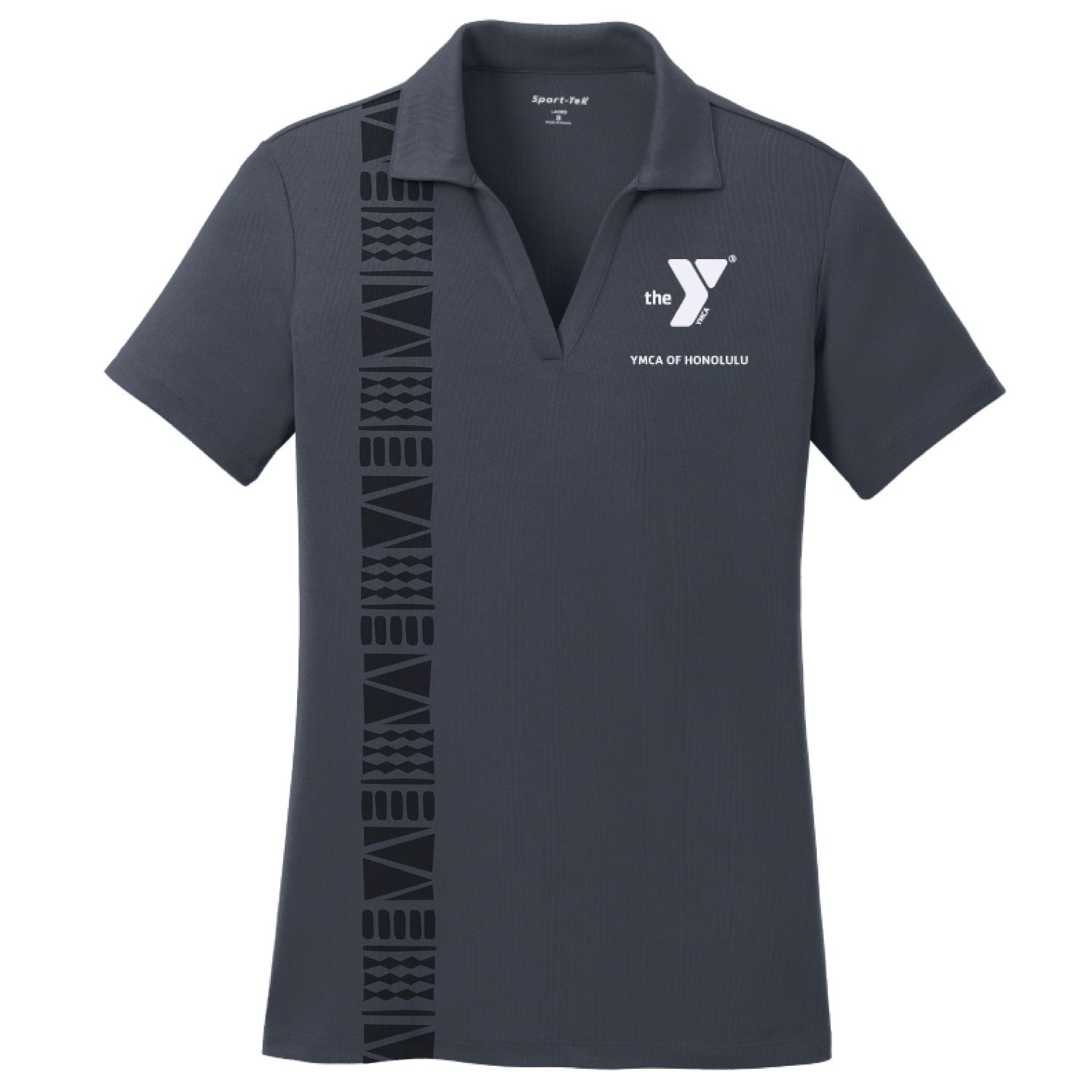 YMCA Honolulu Women&#39;s Management Polo - Graphite (LST640)