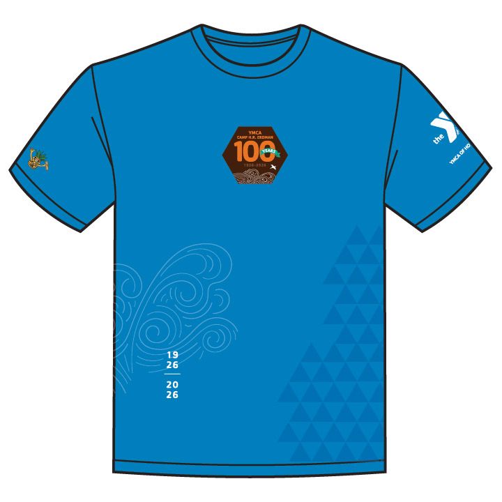 Camp Erdman 100 Years Subilmated Tee - Blue