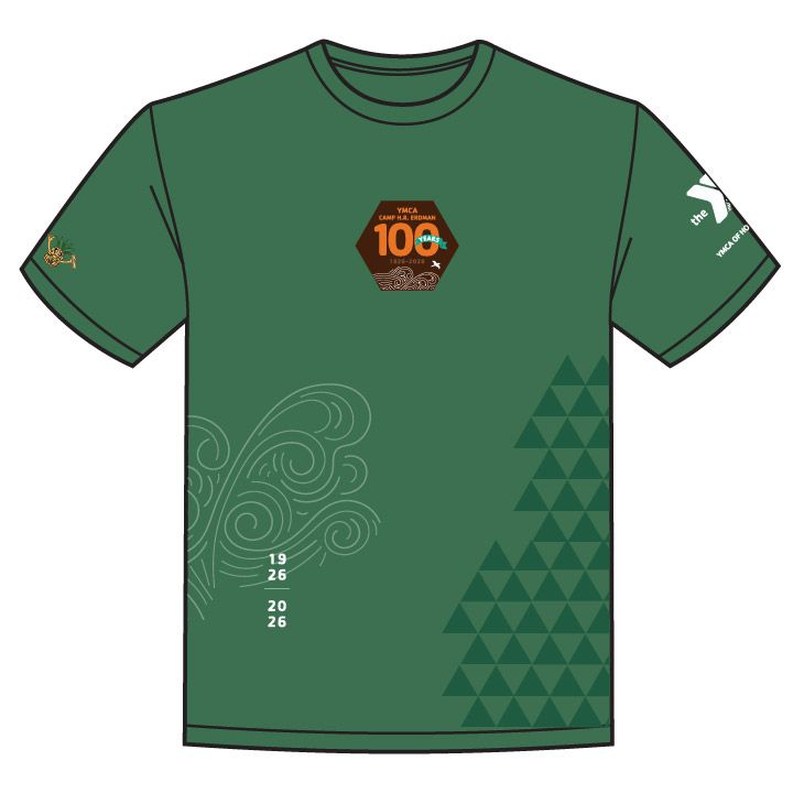 Camp Erdman 100 Years Subilmated Tee - Green