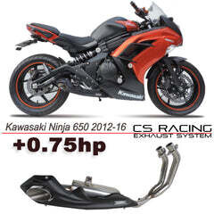 2012-16 Kawasaki Ninja 650 | ER6N | ER6F | EX6 CS Racing Full Exhaust | Muffler + Headers + dB Killer