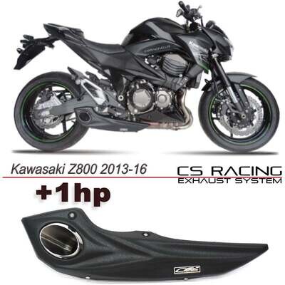 2013-16 Kawasaki Z800 CS Racing Slip-on Exhaust | Muffler + dB Killer (+1hp)