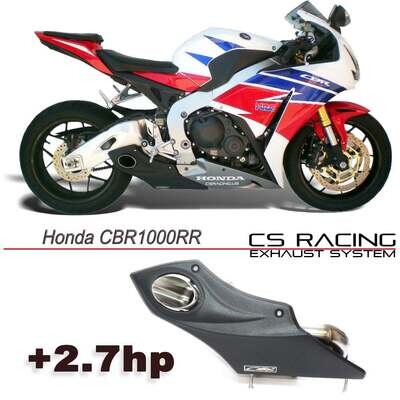 2014-16 Honda CBR1000RR CS Racing Slip-on Exhaust | Muffler + dB Killer (+2.7hp)
