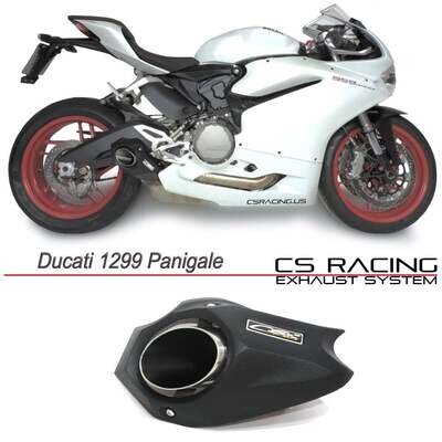 2015-20 Ducati 1299 Panigale CS Racing Slip-on Exhaust Tip + dB Killer