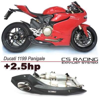 2012-15 Ducati 1199 Panigale CS Racing Slip-on Exhaust | Muffler + dB Killer (+2.5hp)