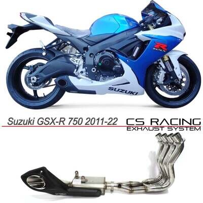 2011-22 Suzuki GSX-R 600 | GSX-R 750 CS Racing Full Exhaust | Muffler + Headers + dB Killer
