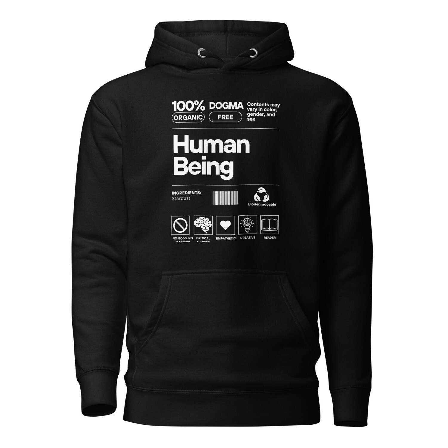 Human Label Unisex Hoodie | Premium Fit
