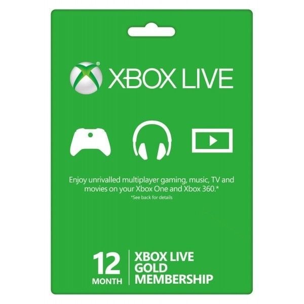 UNLIMITED XBOX LIVE 12 MONTH