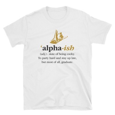Alpha-ish White Tee