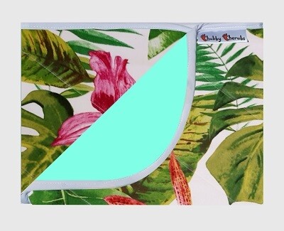 Flowers and Ferns Bed Time Mat