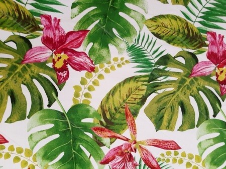 Flowers and Ferns Bed Time Mat