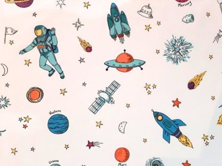 Space Man Bed Time Mat