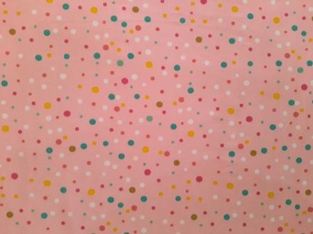 Pink Polka Dots Bed Time Mat
