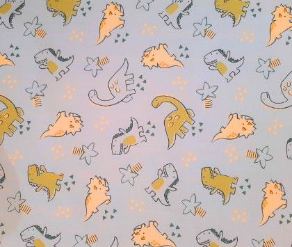 Dinosaur Sketches Bed Time Mat